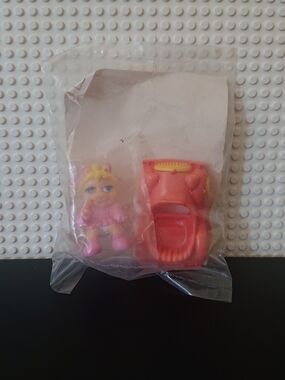 1986 McDonald's - Muppet Babies Miss Piggy Car - Sealed Jim Henson Mcdonalds Toy